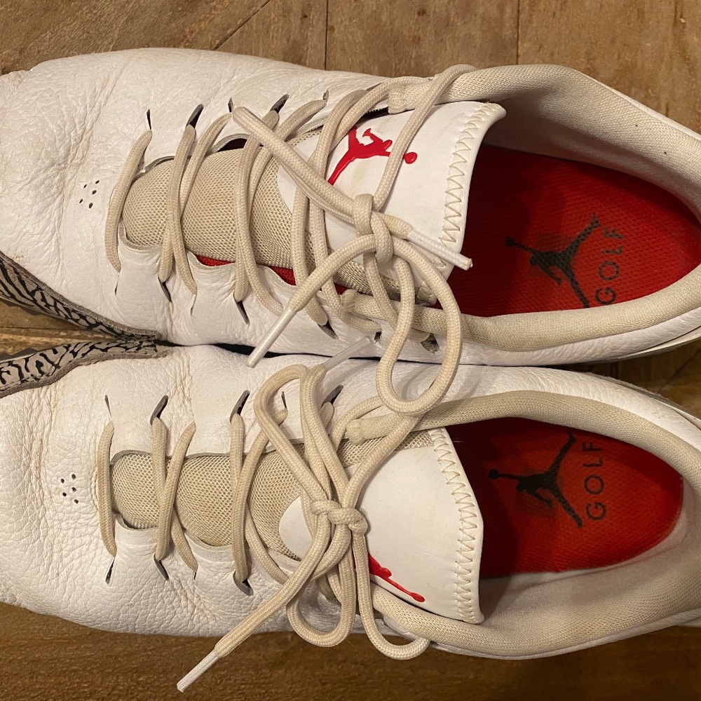 Golf Shoes Nike Jordan White Cement Size 13